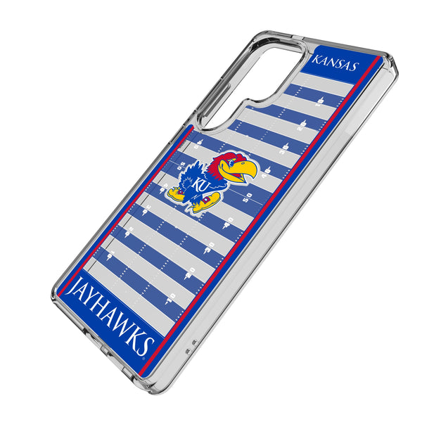 University of Kansas Jayhawks Field Galaxy Clear Phone Case for Samsung Galaxy Iso.Jpg