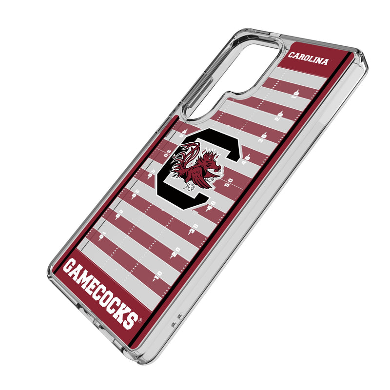 University of South Carolina Gamecocks Field Galaxy Clear Phone Case for Samsung Galaxy Iso.Jpg