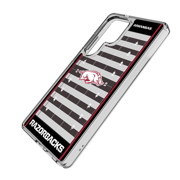 University of Arkansas Fayetteville Razorbacks Field Galaxy Clear Phone Case for Samsung Galaxy Iso.Jpg