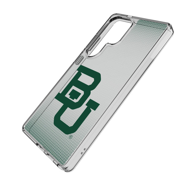 Baylor University Bears Linen Galaxy Clear Phone Case for Samsung Galaxy Iso.Jpg