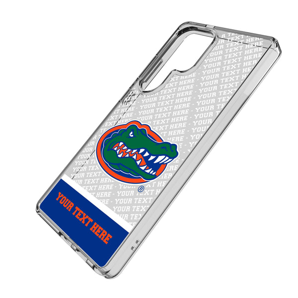 University of Florida Gators Personalized EndZone Plus Galaxy Clear Phone Case for Samsung Galaxy Iso.Jpg