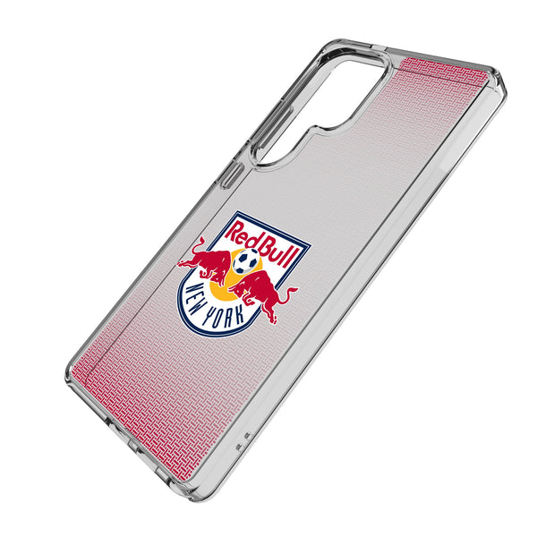 New York Red Bulls Linen Galaxy Clear Phone Case for Samsung Galaxy Iso.Jpg