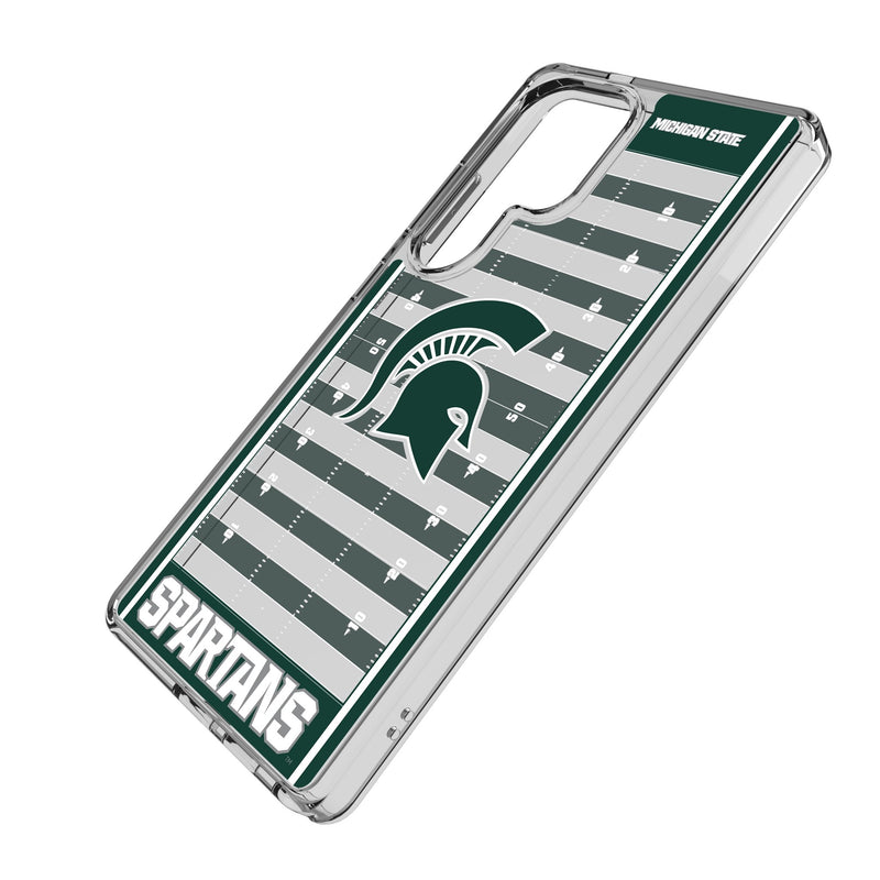 Michigan State University Spartans Field Galaxy Clear Phone Case for Samsung Galaxy Iso.Jpg