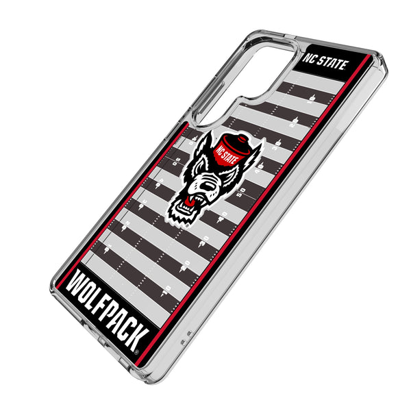 North Carolina State University Wolfpack Field Galaxy Clear Phone Case for Samsung Galaxy Iso.Jpg