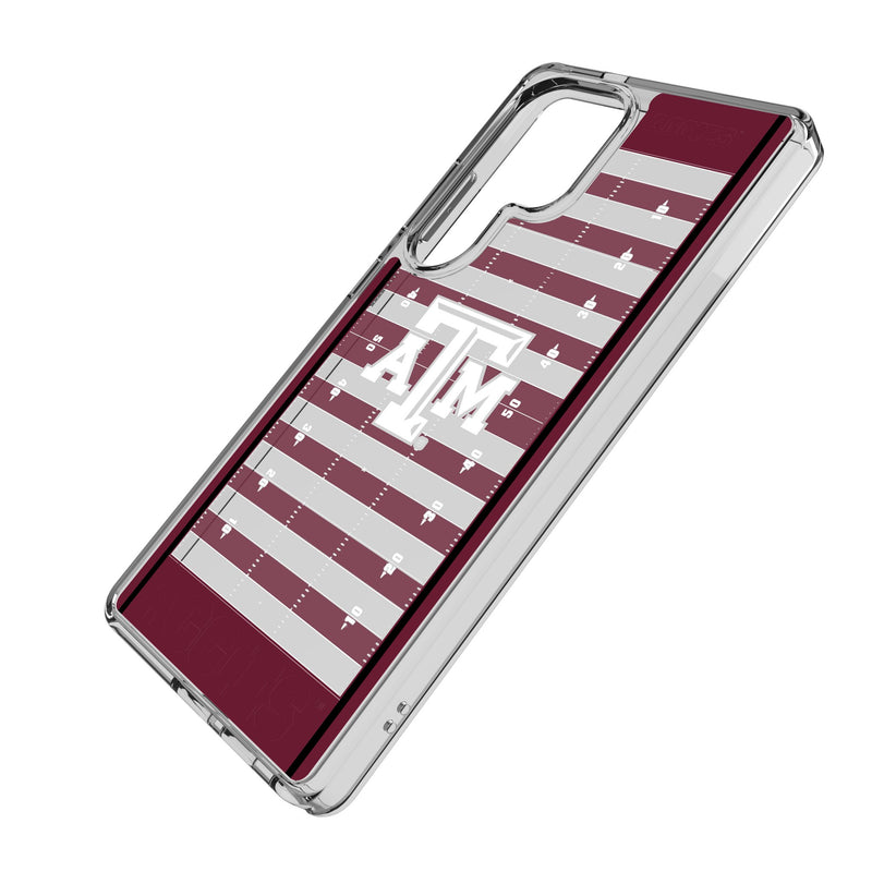 Texas A&M University Aggies Field Galaxy Clear Phone Case for Samsung Galaxy Iso.Jpg