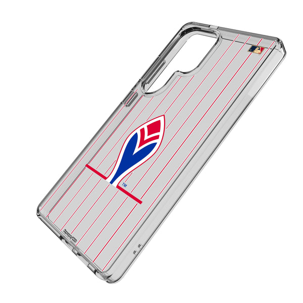 Atlanta Braves 1972-1975 - Cooperstown Collection Pinstripe Galaxy Clear Phone Case for Samsung Galaxy Iso.Jpg