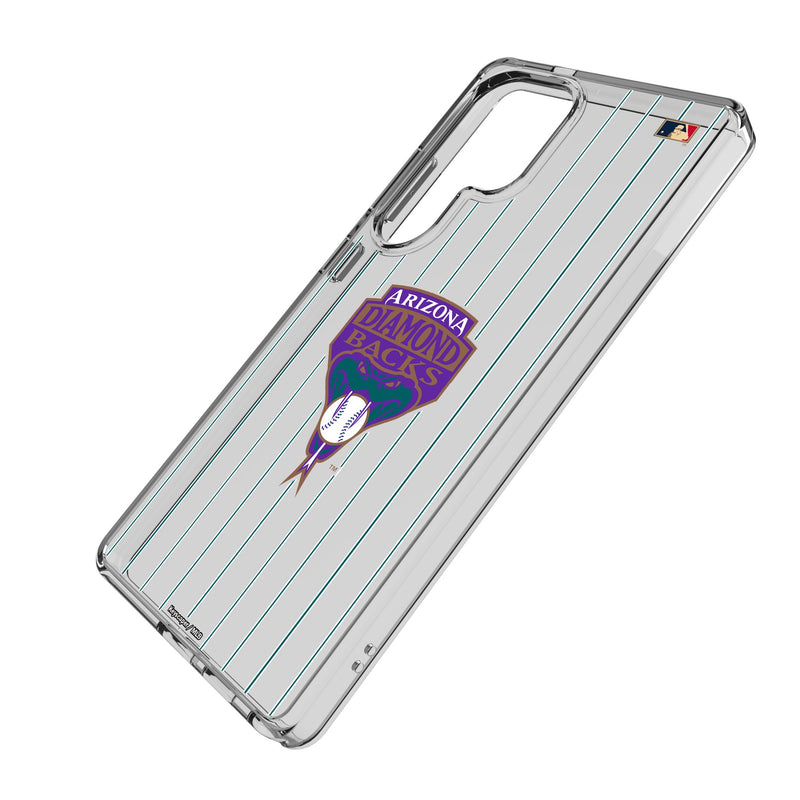 Arizona Diamondbacks 1999-2006 - Cooperstown Collection Pinstripe Galaxy Clear Phone Case for Samsung Galaxy Iso.Jpg