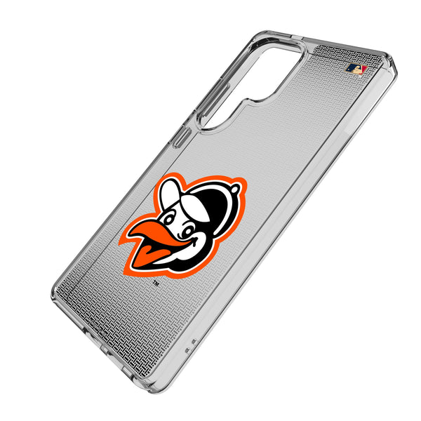 Baltimore Orioles 1955 - Cooperstown Collection Linen Galaxy Clear Phone Case for Samsung Galaxy Iso.Jpg