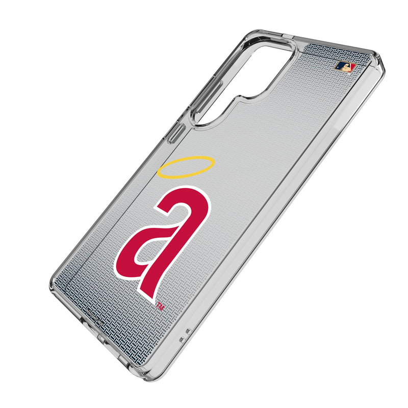 LA Angels 1971 - Cooperstown Collection Linen Galaxy Clear Phone Case for Samsung Galaxy Iso.Jpg
