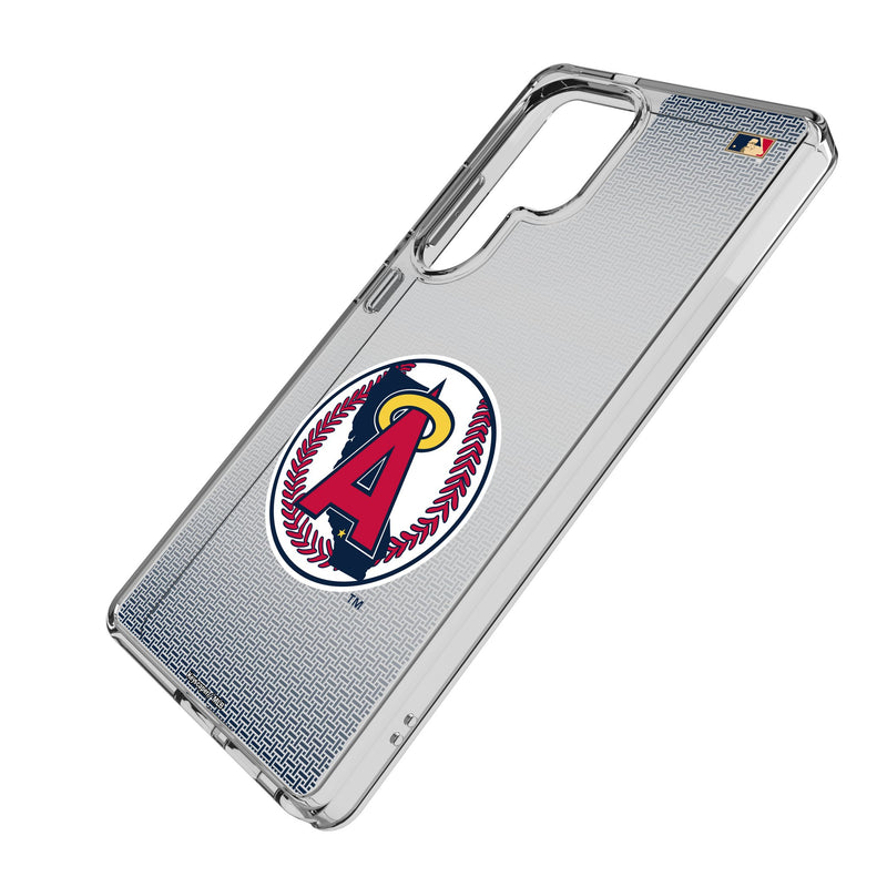 LA Angels 1986-1992 - Cooperstown Collection Linen Galaxy Clear Phone Case for Samsung Galaxy Iso.Jpg