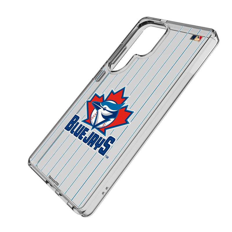 Toronto Blue Jays 1997-2002 - Cooperstown Collection Pinstripe Galaxy Clear Phone Case for Samsung Galaxy Iso.Jpg