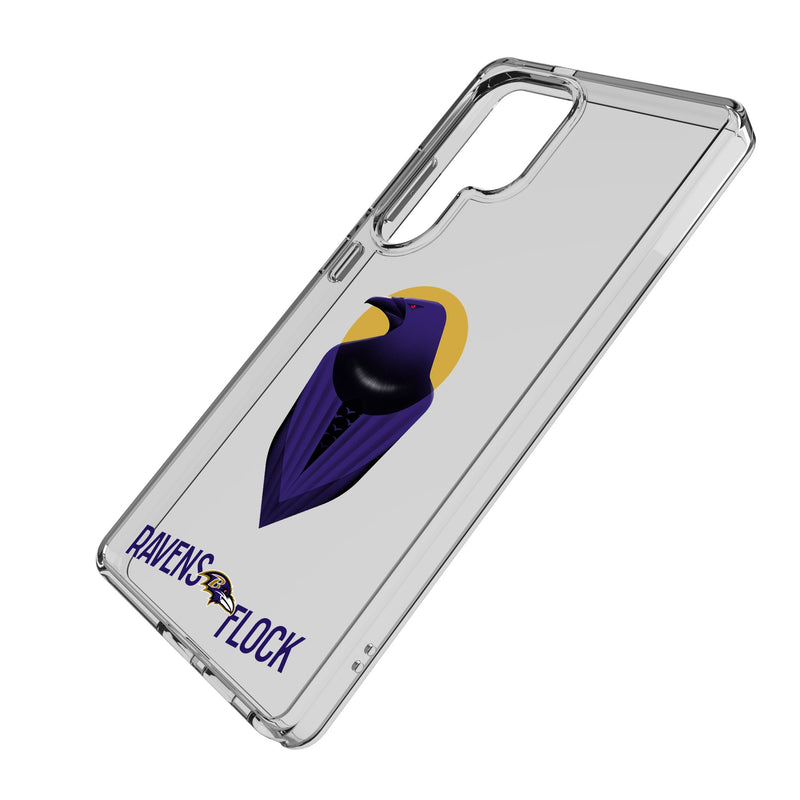 Baltimore Ravens 2024 Edition Galaxy Clear Phone Case for Samsung Galaxy Iso.Jpg