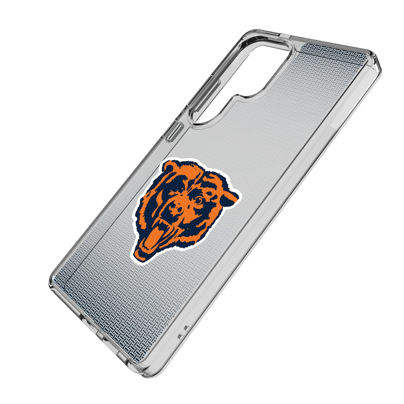 Chicago Bears 1946 Historic Collection Linen Galaxy Clear Phone Case for Samsung Galaxy Iso.Jpg