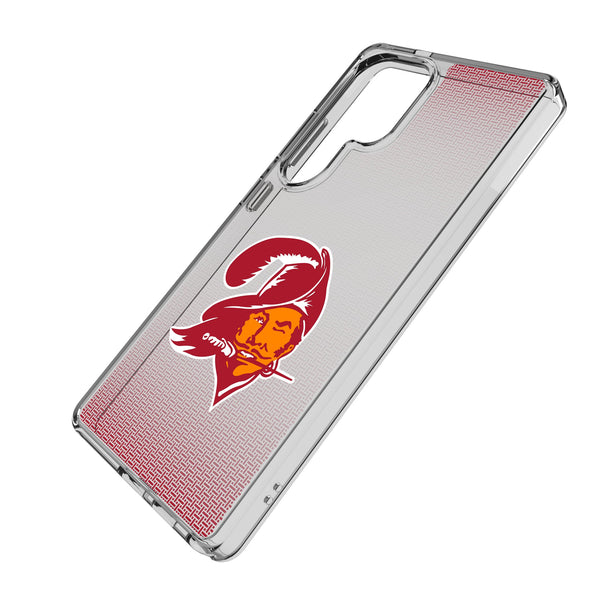 Tampa Bay Buccaneers Historic Collection Linen Galaxy Clear Phone Case for Samsung Galaxy Iso.Jpg