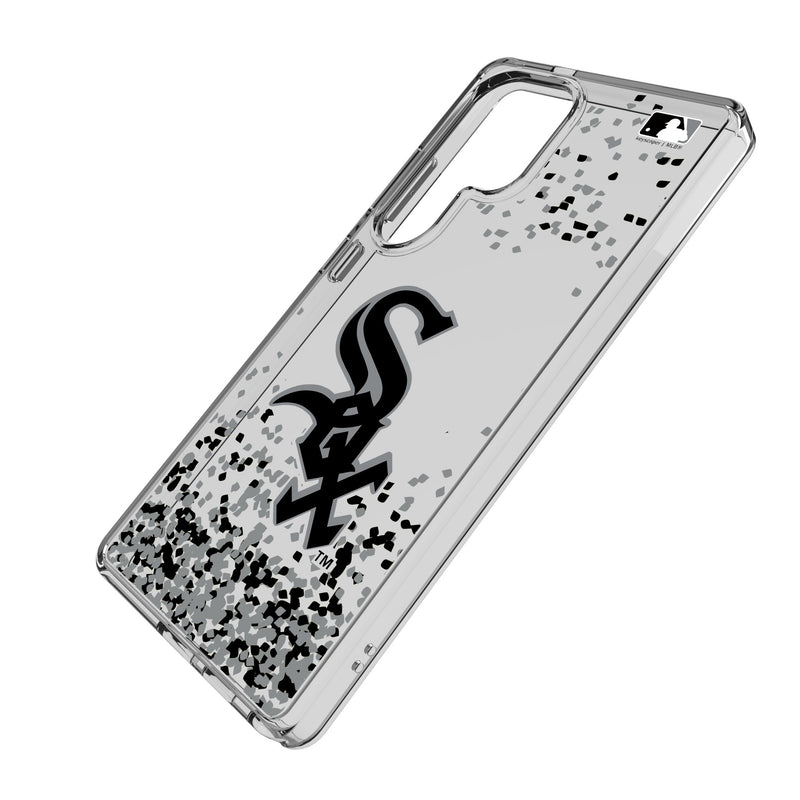Chicago White Sox Confetti Galaxy Clear Phone Case for Samsung Galaxy Iso.Jpg