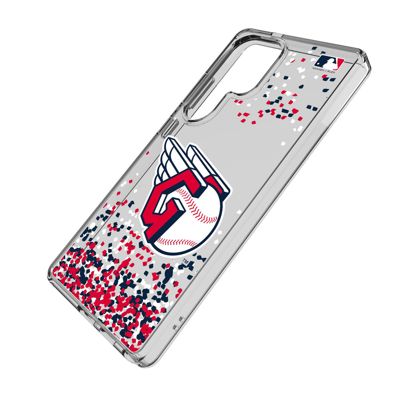 Cleveland Guardians Confetti Galaxy Clear Phone Case for Samsung Galaxy Iso.Jpg