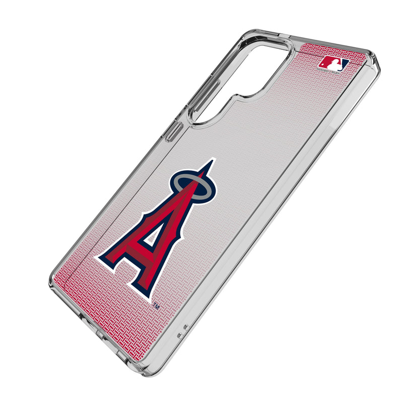 Los Angeles Angels Linen Galaxy Clear Phone Case for Samsung Galaxy Iso.Jpg