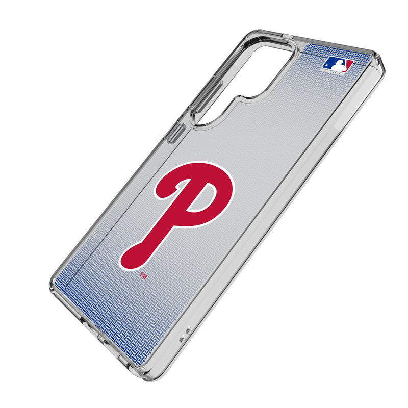Philadelphia Phillies Linen Galaxy Clear Phone Case for Samsung Galaxy Iso.Jpg