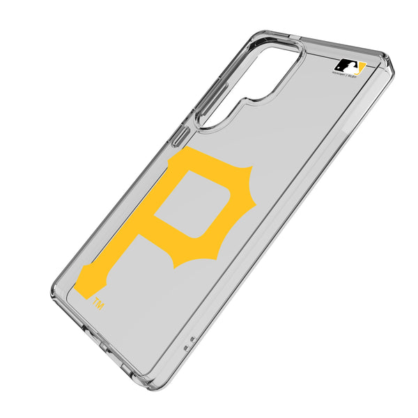 Pittsburgh Pirates Text Backdrop Galaxy Clear Phone Case for Samsung Galaxy Iso.Jpg