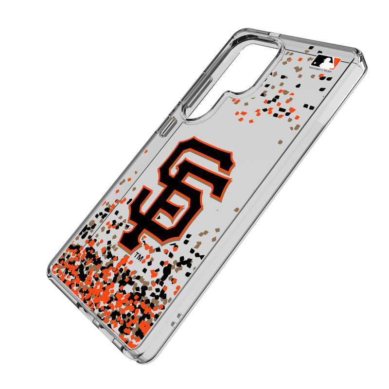 San Francisco Giants Confetti Galaxy Clear Phone Case for Samsung Galaxy Iso.Jpg