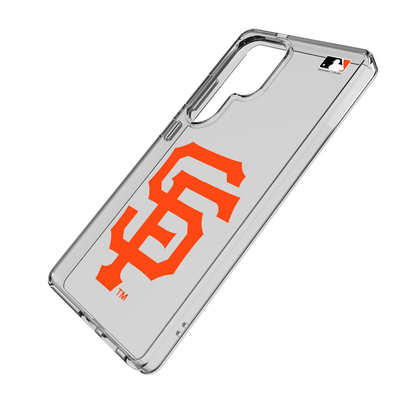 San Francisco Giants Text Backdrop Galaxy Clear Phone Case for Samsung Galaxy Iso.Jpg