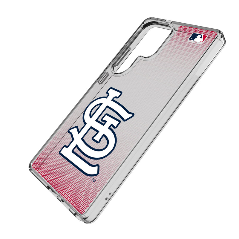 St Louis Cardinals Linen Galaxy Clear Phone Case for Samsung Galaxy Iso.Jpg