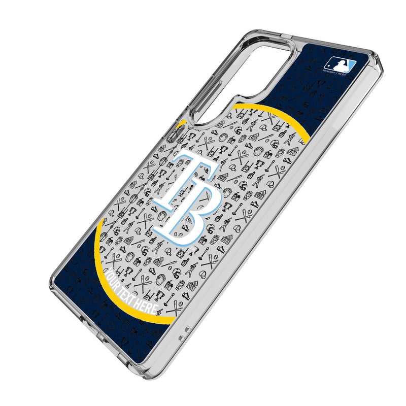 Tampa Bay Rays Personalized Circle Galaxy Clear Phone Case for Samsung Galaxy Iso.Jpg