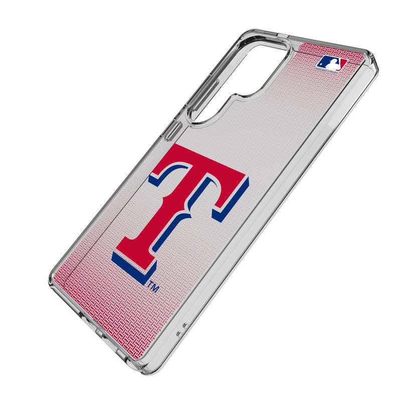 Texas Rangers Linen Galaxy Clear Phone Case for Samsung Galaxy Iso.Jpg