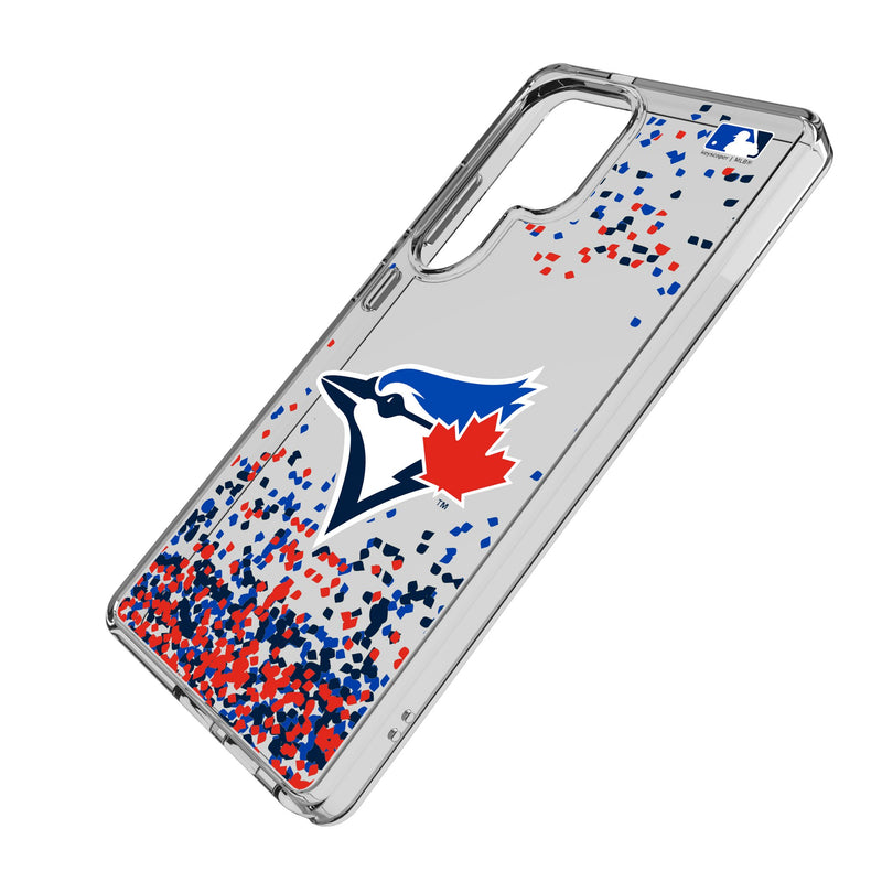 Toronto Blue Jays Confetti Galaxy Clear Phone Case for Samsung Galaxy Iso.Jpg