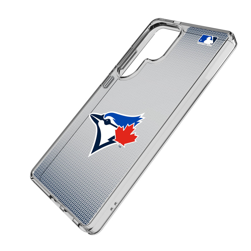 Toronto Blue Jays Linen Galaxy Clear Phone Case for Samsung Galaxy Iso.Jpg