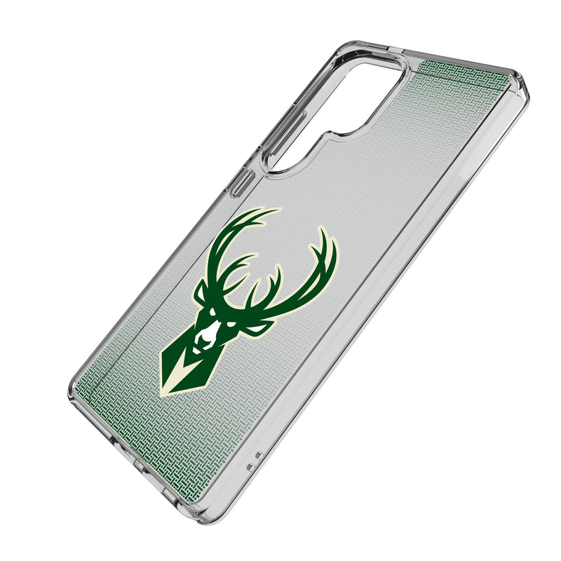 Milwaukee Bucks Linen Galaxy Clear Phone Case for Samsung Galaxy Iso.Jpg