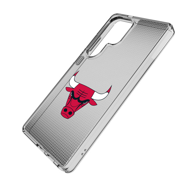 Chicago Bulls Linen Galaxy Clear Phone Case for Samsung Galaxy Iso.Jpg