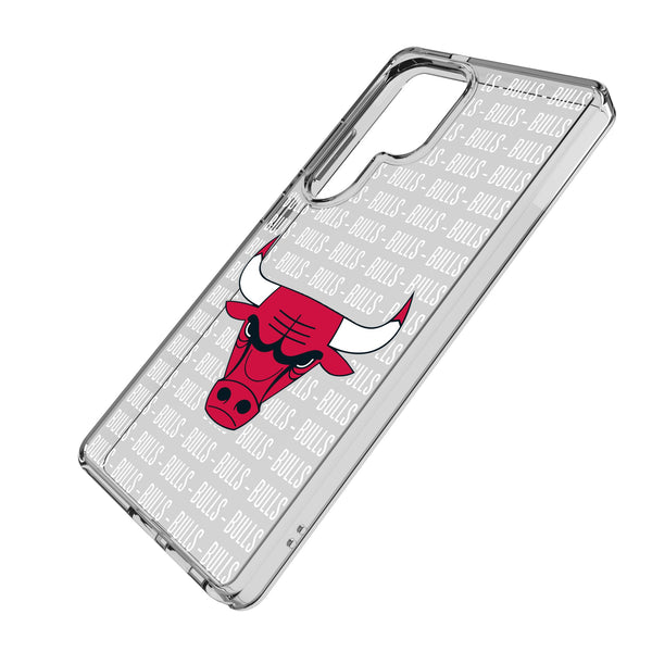 Chicago Bulls Text Backdrop Galaxy Clear Phone Case for Samsung Galaxy Iso.Jpg