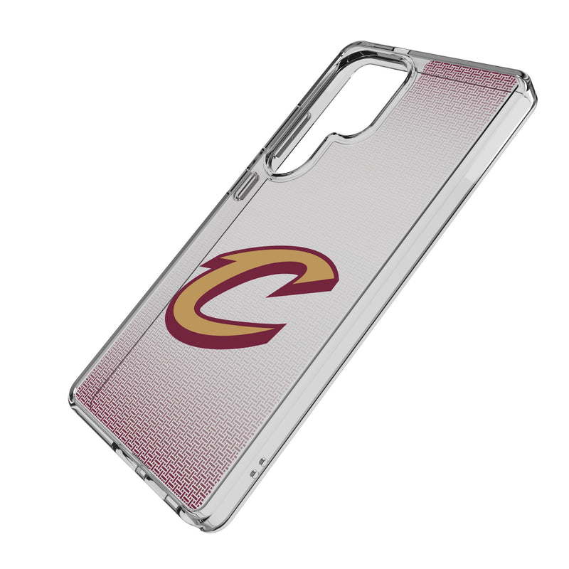 Cleveland Cavaliers Linen Galaxy Clear Phone Case for Samsung Galaxy Iso.Jpg