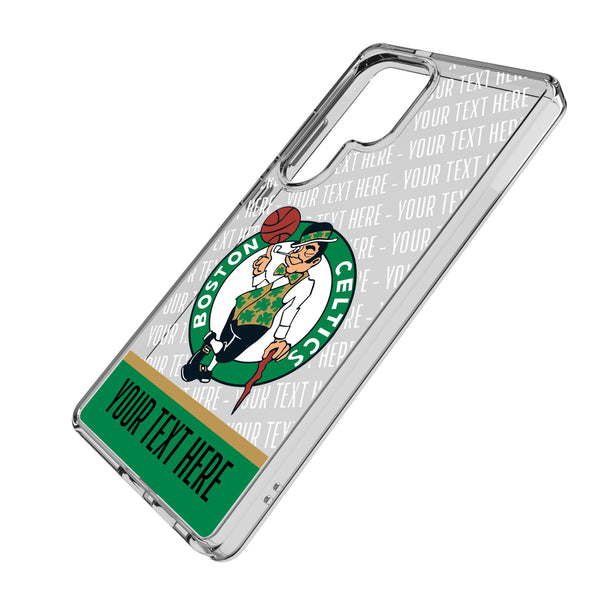 Boston Celtics Personalized EndZone Plus Galaxy Clear Phone Case for Samsung Galaxy Iso.Jpg