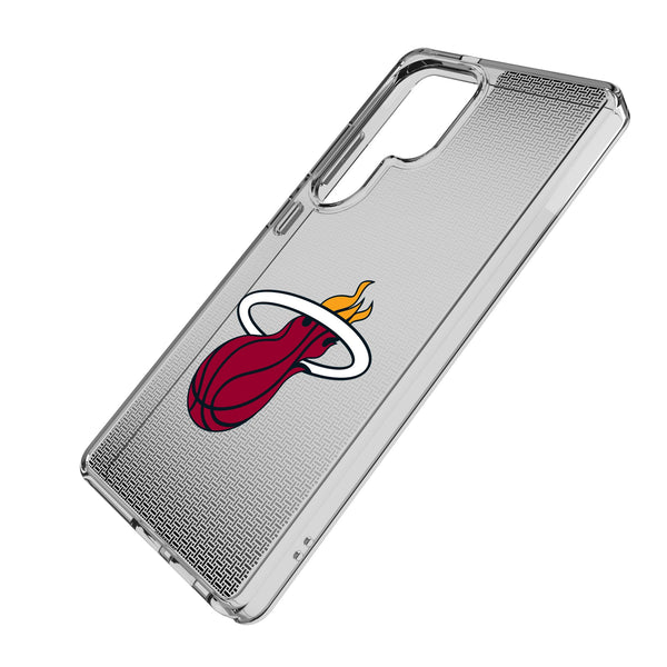 Miami Heat Linen Galaxy Clear Phone Case for Samsung Galaxy Iso.Jpg