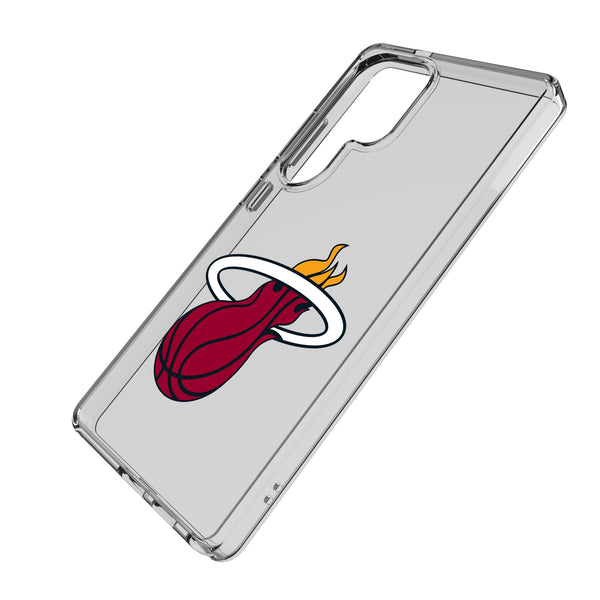 Miami Heat Text Backdrop Galaxy Clear Phone Case for Samsung Galaxy Iso.Jpg