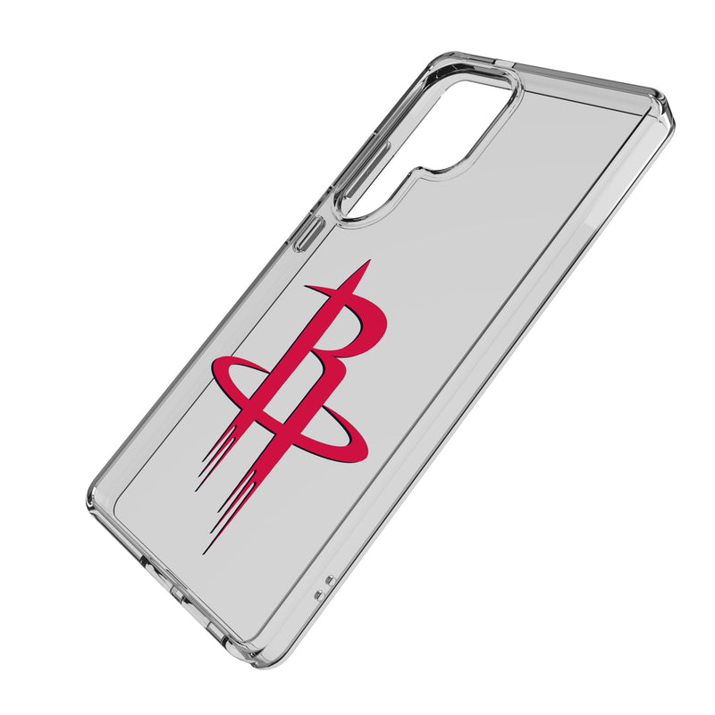 Houston Rockets Text Backdrop Galaxy Clear Phone Case for Samsung Galaxy Iso.Jpg