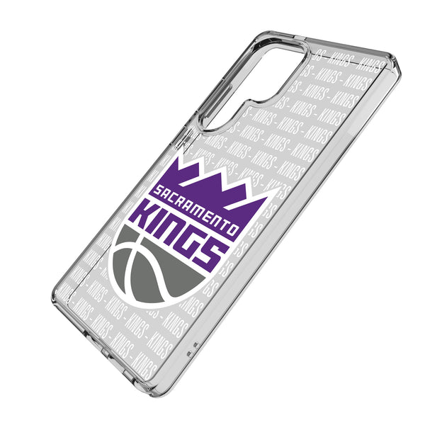 Sacramento Kings Text Backdrop Galaxy Clear Phone Case for Samsung Galaxy Iso.Jpg