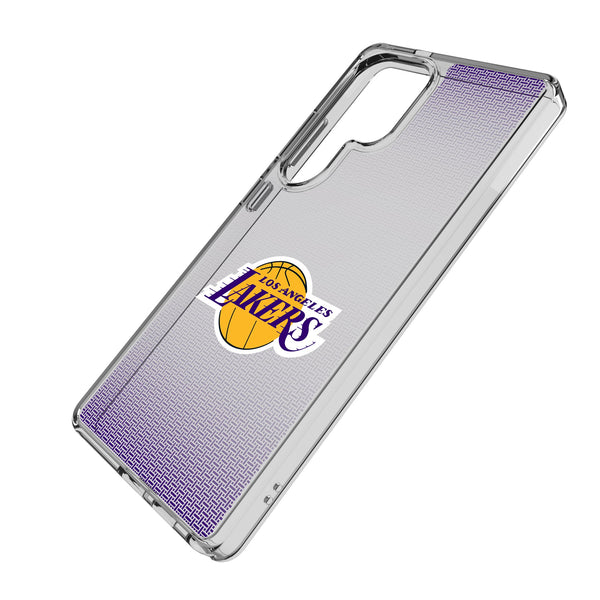 Los Angeles Lakers Linen Galaxy Clear Phone Case for Samsung Galaxy Iso.Jpg