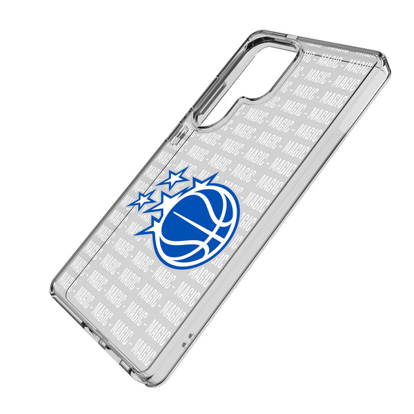 Orlando Magic Text Backdrop Galaxy Clear Phone Case for Samsung Galaxy Iso.Jpg