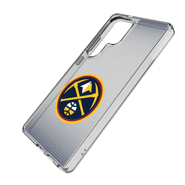 Denver Nuggets Linen Galaxy Clear Phone Case for Samsung Galaxy Iso.Jpg