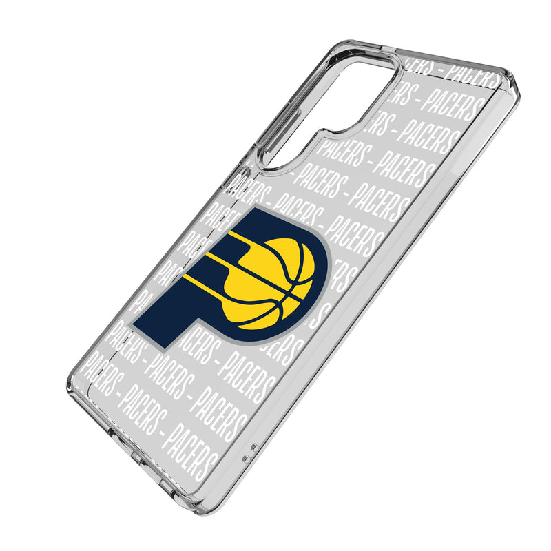 Indiana Pacers Text Backdrop Galaxy Clear Phone Case for Samsung Galaxy Iso.Jpg