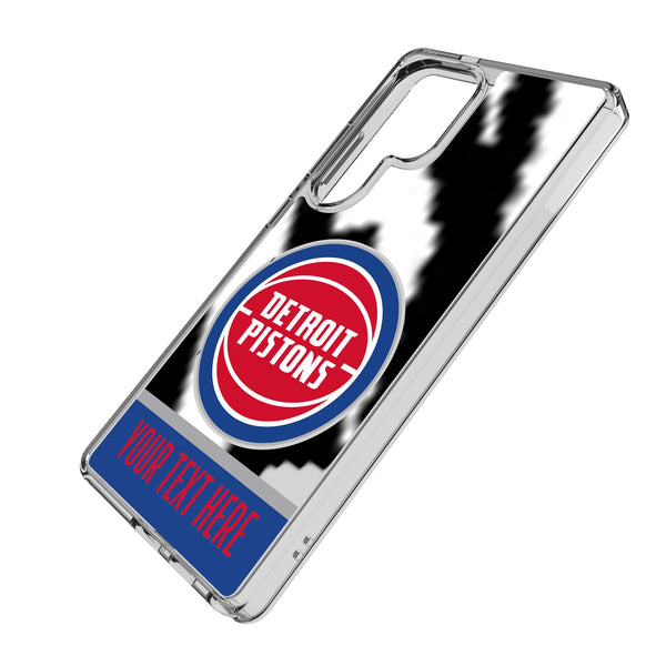 Detroit Pistons Personalized EndZone Plus Galaxy Clear Phone Case for Samsung Galaxy Iso.Jpg
