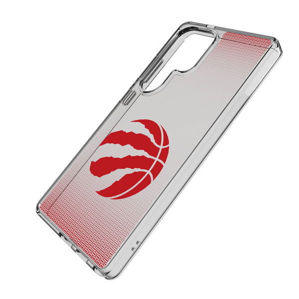 Toronto Raptors Linen Galaxy Clear Phone Case for Samsung Galaxy Iso.Jpg