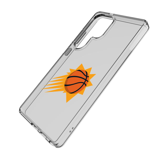 Phoenix Suns Text Backdrop Galaxy Clear Phone Case for Samsung Galaxy Iso.Jpg