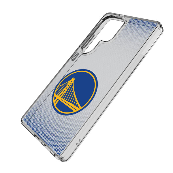 Golden State Warriors Linen Galaxy Clear Phone Case for Samsung Galaxy Iso.Jpg