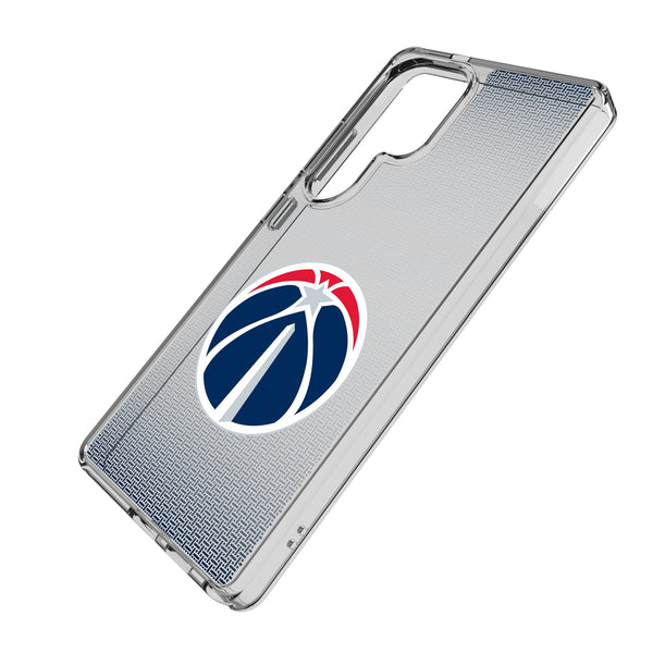 Washington Wizards Linen Galaxy Clear Phone Case for Samsung Galaxy Iso.Jpg