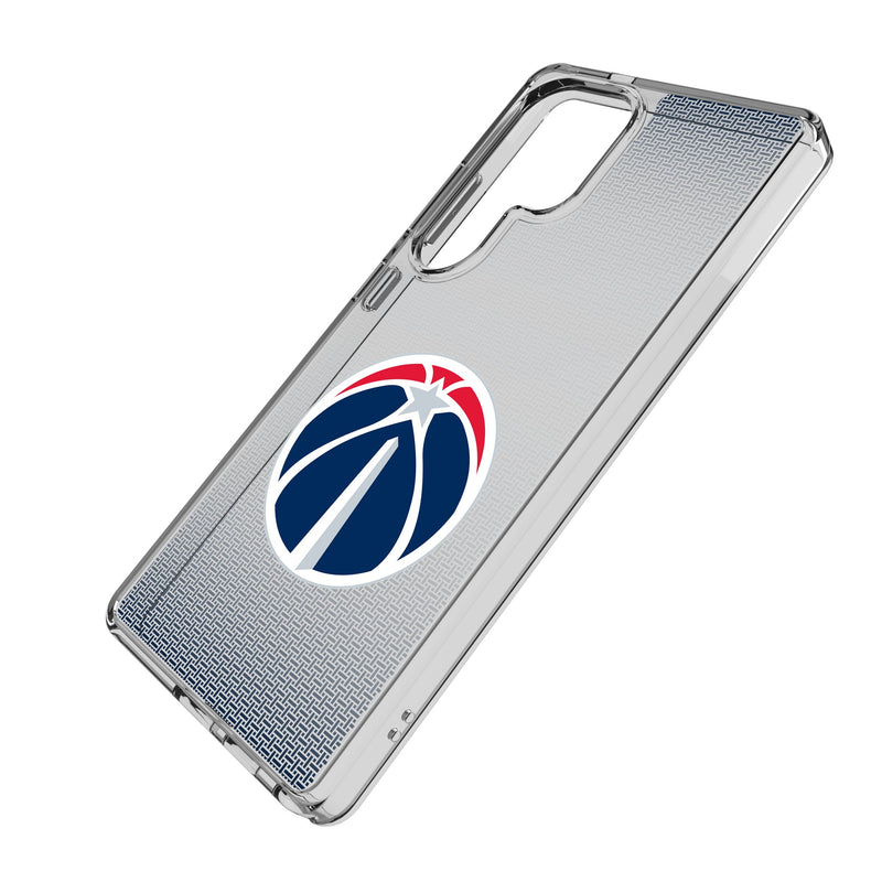 Washington Wizards Linen Galaxy Clear Phone Case for Samsung Galaxy Iso.Jpg