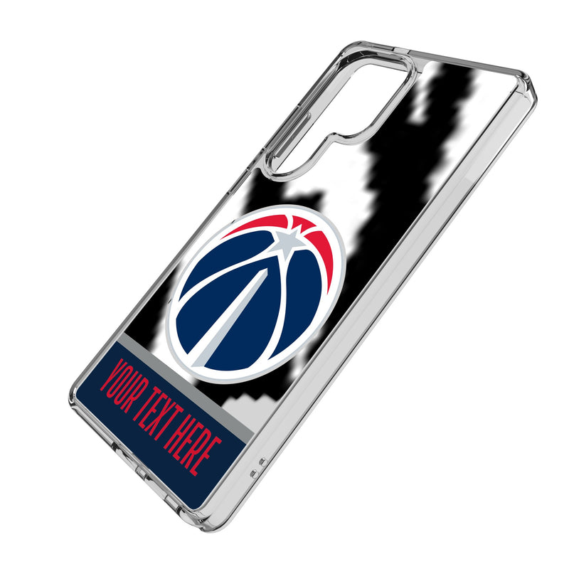 Washington Wizards Personalized EndZone Plus Galaxy Clear Phone Case for Samsung Galaxy Iso.Jpg